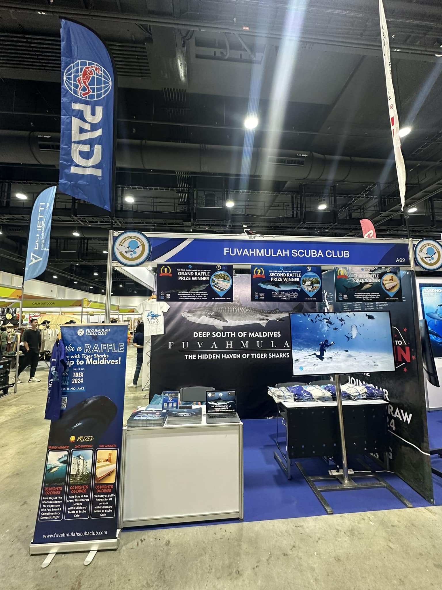 Thailand Dive Expo 2024: Fuvahmulah Scuba Club Showcases Fuvahmulah Island and Tiger Shark Diving