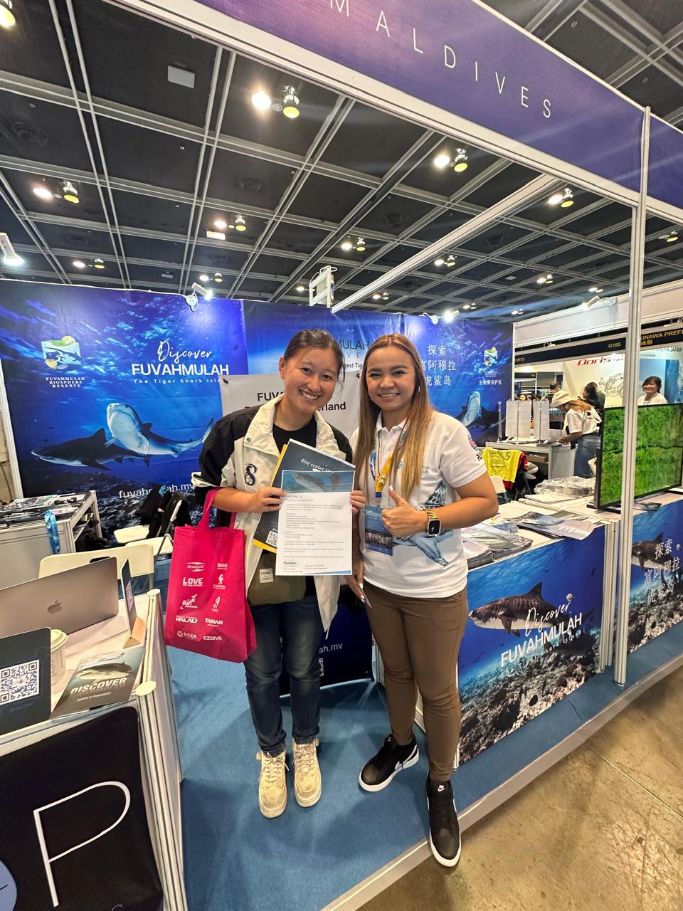 Fuvahmulah Scuba Club and Fuvahmulah City Council showcased Fuvahmulah as a premier destination at the DRT Show Hong Kong 2024