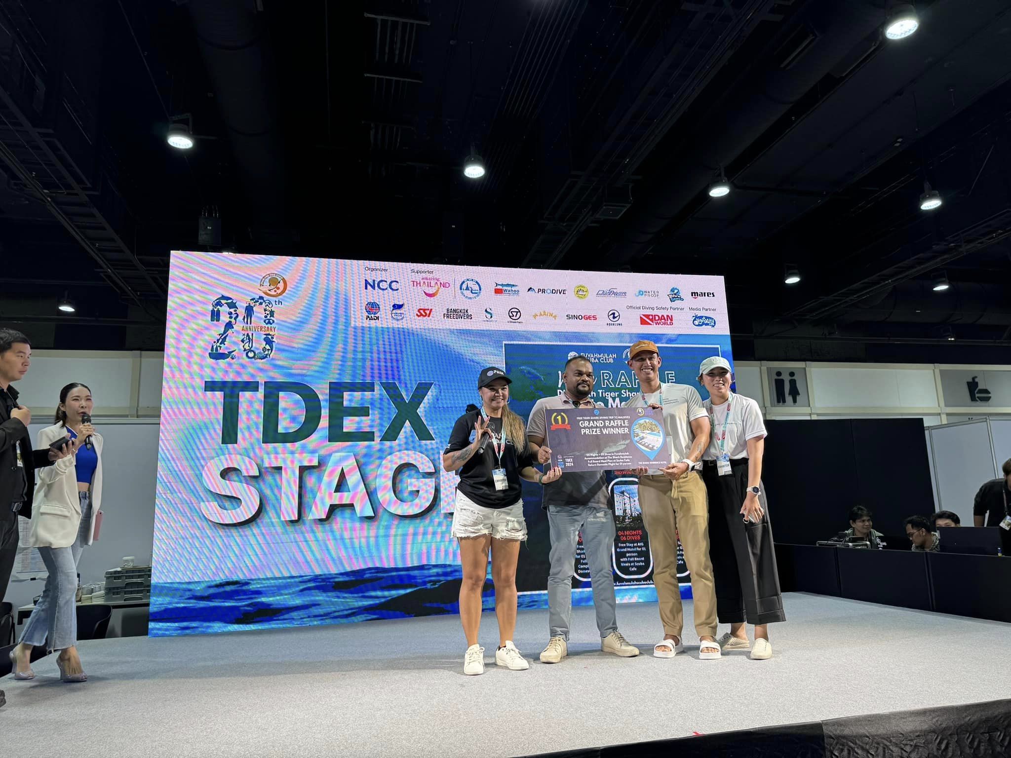 Thailand Dive Expo 2024: Raffle Draw Results and Winners from Fuvahmulah Scuba Club