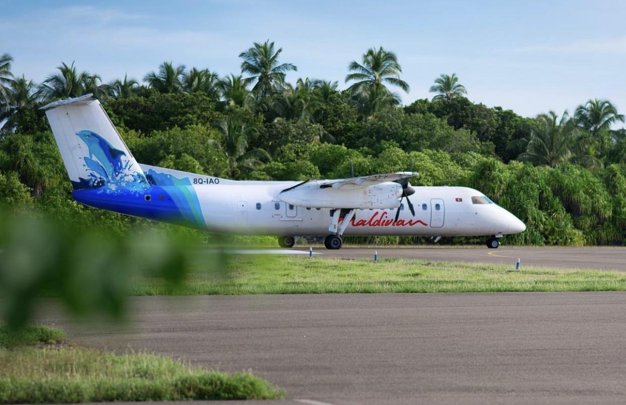 Photo credit from Maldivian Air